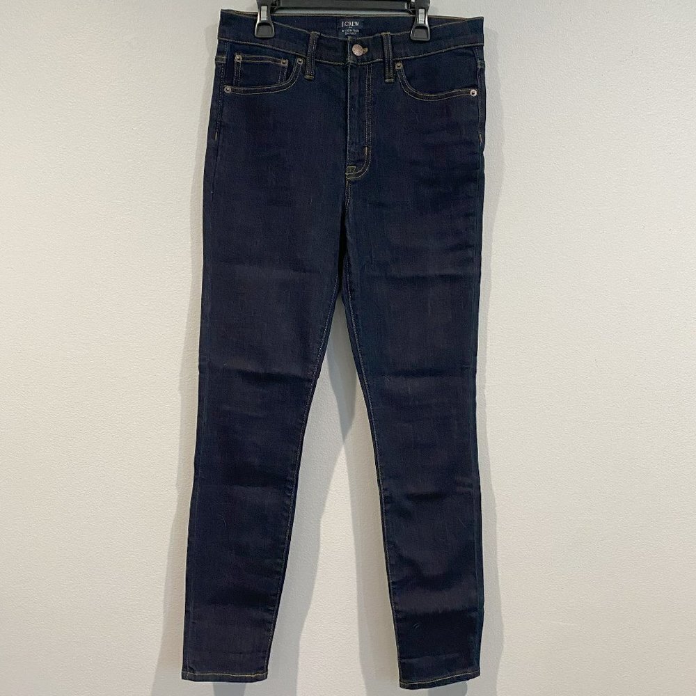 J. Crew Womans High-Rise Skinny Jeans Dark Wash - Size 27